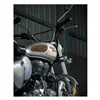 cafe 4 racer - Trip Machine, Mini Classic kožené nálepky na nádrž. Tabákový semiš. - Tripmachine Boční ochranná & Popruhy  nádrže 