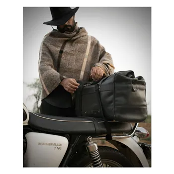 cafe 4 racer - Taška Outlaw duffel bag čierna - Tripmachine Tašky 