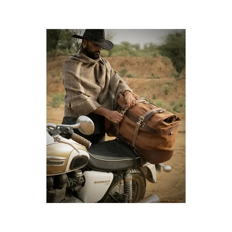 cafe 4 racer - Výlet Machine Outlaw rogue duffel bag tabak - Tripmachine Tašky 