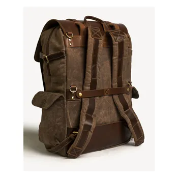 cafe 4 racer - Trip Machine, Rambler backpack. Vintage tan - Tripmachine Bags 