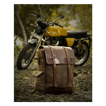 cafe 4 racer - Batoh Trip Machine Rambler vintage tan - Tripmachine Tašky 