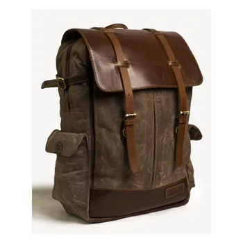 cafe 4 racer - Trip Machine, Rambler backpack. Vintage tan - Tripmachine Bags 