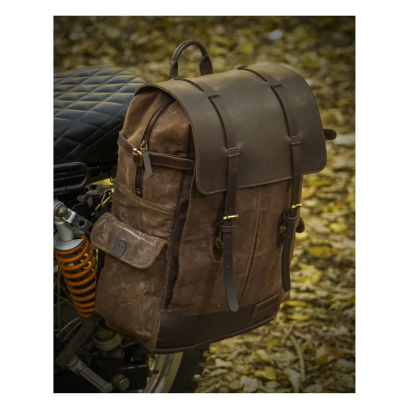cafe 4 racer - Trip Machine, Rambler backpack. Tobacco brown - Tripmachine Bags 