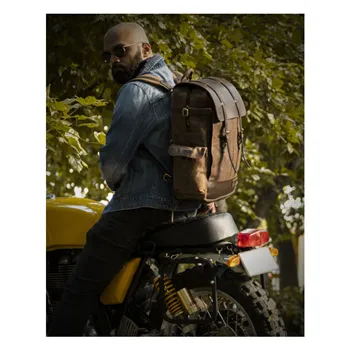 cafe 4 racer - Trip Machine, Rambler backpack. Tobacco brown - Tripmachine Bags 