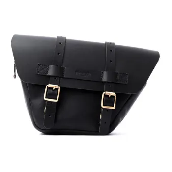 cafe 4 racer - Trip Machine, Wingman side panel bag set. Black - Tripmachine Bags 