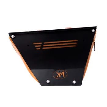 cafe 4 racer - Trip Machine, Wingman side panel bag set. Vintage tan - Tripmachine Bags 