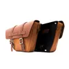 cafe 4 racer - Trip Machine, Wingman side panel bag set. Vintage tan - Tripmachine Bags 