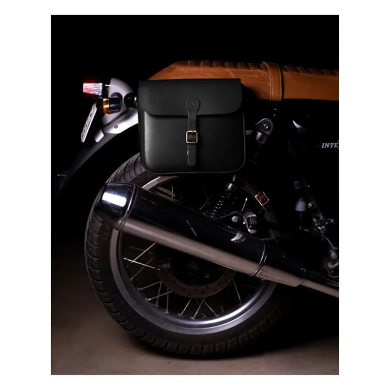 cafe 4 racer - Trip Machine Classic pannier čierna - Tripmachine Tašky 