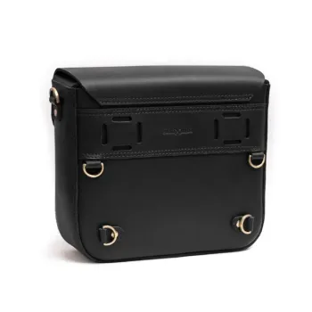 cafe 4 racer - Trip Machine, Classic saddlebag. Black - Tripmachine Bags 