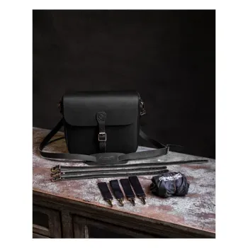 cafe 4 racer - Trip Machine, Classic saddlebag. Black - Tripmachine Bags 