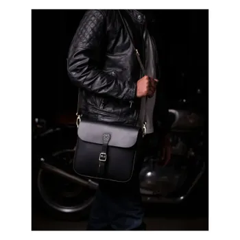 cafe 4 racer - Trip Machine, Classic saddlebag. Black - Tripmachine Bags 