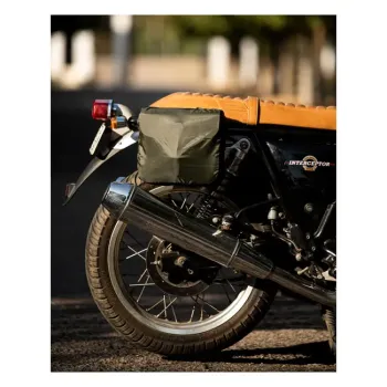 cafe 4 racer - Trip Machine, Classic saddlebag. Black - Tripmachine Bags 