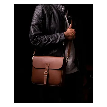 cafe 4 racer - Trip Machine Classic pannier cognac - Tripmachine Tašky 