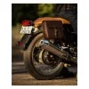 cafe 4 racer - Trip Machine, Classic saddlebag. Caffeine brown - Tripmachine Bags 