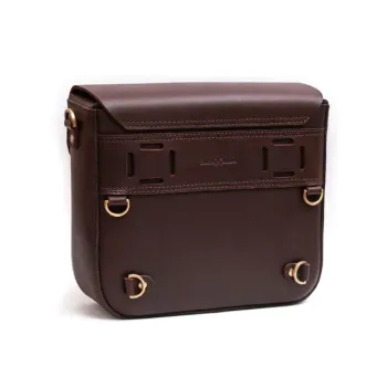cafe 4 racer - Trip Machine, Classic saddlebag. Caffeine brown - Tripmachine Bags 