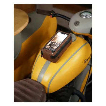 cafe 4 racer - Trip Machine, Navigační taška. Tabákově hnědá - Tripmachine Tašky 