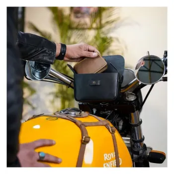 cafe 4 racer - Tripmachine Sidekick Moto Pouch Black - Tripmachine Bags 