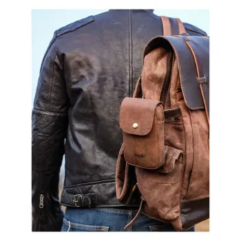 cafe 4 racer - Tripmachine Utility Pouch Vintage Tan - Tripmachine Bags 