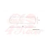 cafe 4 racer - Universal Rear Fender ABS No1 - C-RACER Plastic 