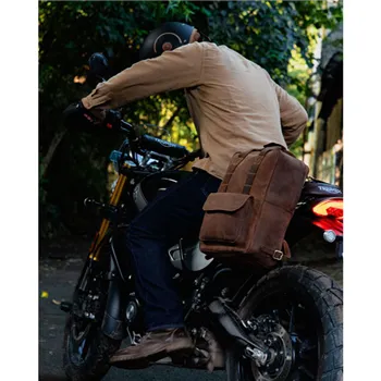 cafe 4 racer - Tripmachine Eastwood backpack tobacco - Tripmachine Bags 