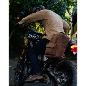 cafe 4 racer - Tripmachine Eastwood backpack tobacco - Tripmachine Bags 