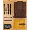 cafe 4 racer - Tripmachine Eastwood backpack tobacco - Tripmachine Bags 