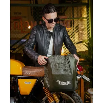 cafe 4 racer - Tripmachine Eastwood backpack cherry red - Tripmachine Bags 