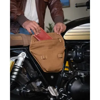 cafe 4 racer - Trip Machine, Renegade right side panel. Brown/Tobacco - Tripmachine ROYAL ENFIELD Interceptor 650 