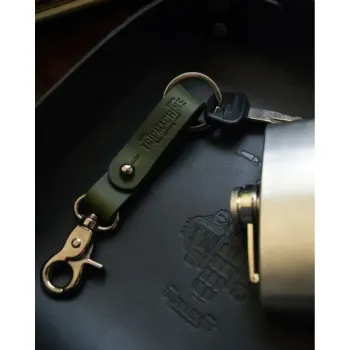cafe 4 racer - Tripmachine Key Fob Army green/black - Tripmachine Key Fobs 