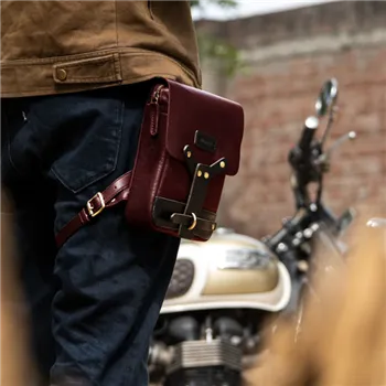 Tripmachine stehenní taška cherry red