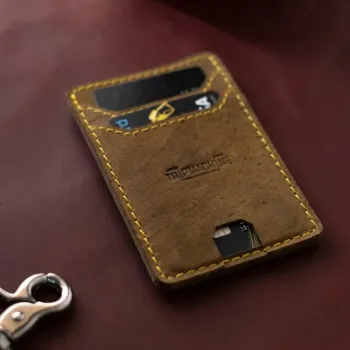 cafe 4 racer - Trip Machine Wiberg cardholder tobacco - Tripmachine Peňaženka 