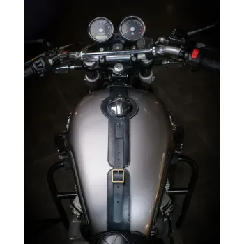 cafe 4 racer - Trip Machine, Moto Exclusive Tank Strap - Tripmachine ROYAL ENFIELD Interceptor 650 