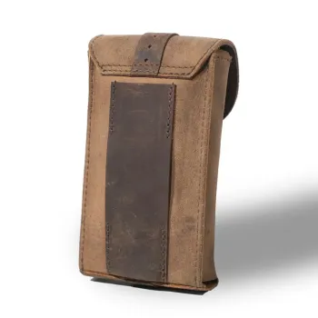 cafe 4 racer - Trip Machine, Moto Exclusive Utility Pouch. Tobacco Brown - Tripmachine Bags 