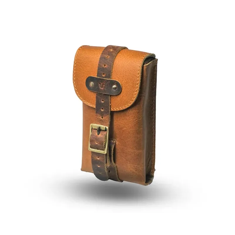 cafe 4 racer - Trip Machine, Moto Exclusive Utility Pouch. Vintage Tan - Tripmachine Bags 