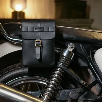 cafe 4 racer - Tripmachine Moto Sling bag black - Tripmachine Tašky 