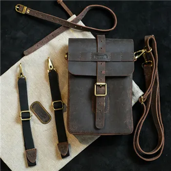 cafe 4 racer - Tripmachine Moto Sling taška mocha - Tripmachine Tašky 