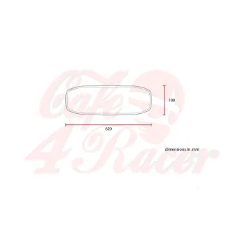 cafe 4 racer - Universal Front Fender ABS No2 - C-RACER Plastic 