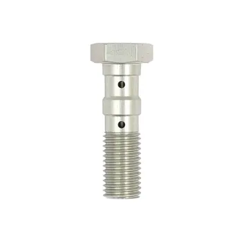 cafe 4 racer - ABM banjo hollow screw Alu M10 x 1,0, silver - ABM Banjo Bolts & Switches 4054783065349