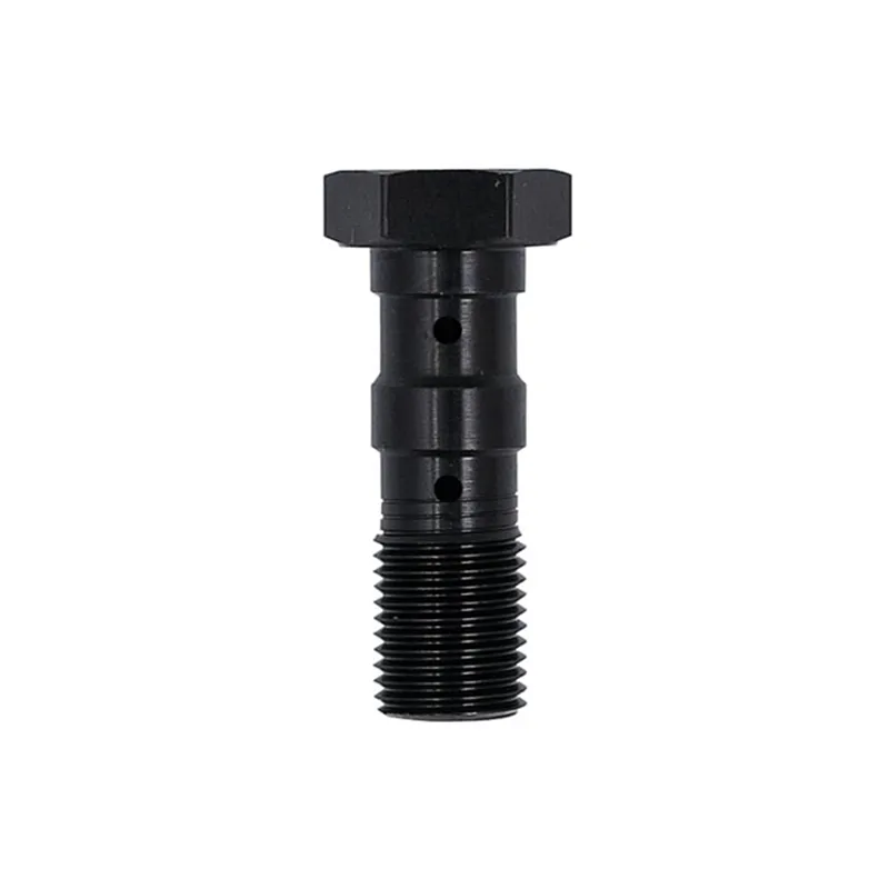 cafe 4 racer - TRW double Banjo Bolt black anodized M10x1.00 Brembo - TRW Banjo Bolts & Switches 