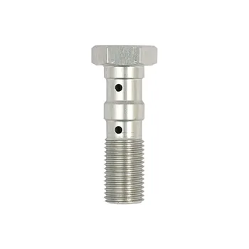 cafe 4 racer - TRW double Banjo Bolt silver anodized M10x1.00 - TRW Banjo Bolts & Switches 