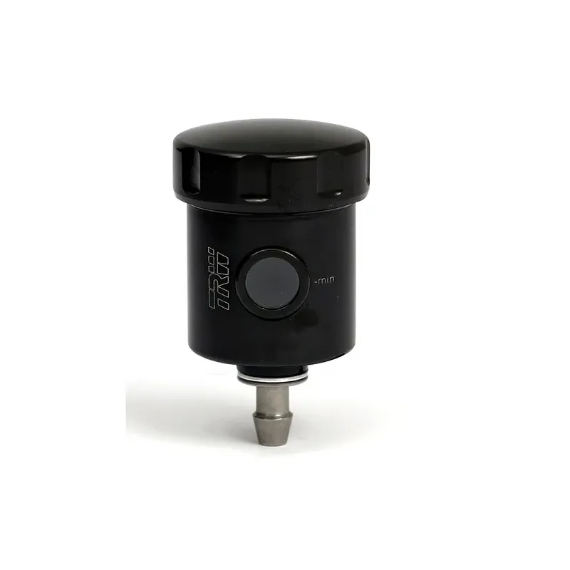 cafe 4 racer - TRW remote brake fluid reservoir, black with straight outlet - TRW Brake Clutch Fluid Reservoir 