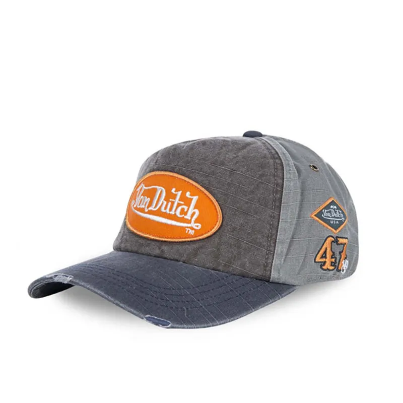 cafe 4 racer - Von Dutch Jack baseball cap orange logo - Von Dutch Caps 