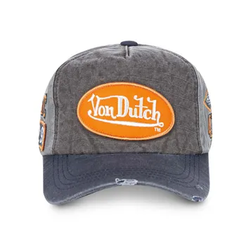 cafe 4 racer - Von Dutch Jack baseball cap orange logo - Von Dutch Caps 
