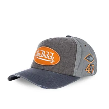 cafe 4 racer - Von Dutch Jack baseball cap orange logo - Von Dutch Caps 