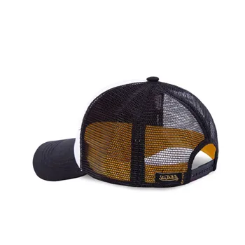 cafe 4 racer - Von Dutch Eyes čiapka čierna/žltá - Von Dutch Šiltovka 
