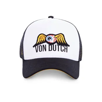cafe 4 racer - Von Dutch Eyes cap black/yellow - Von Dutch Caps 