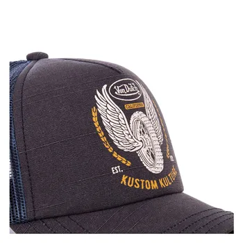 cafe 4 racer - Von Dutch Trucker cap Crew10 blue  - Von Dutch Caps 