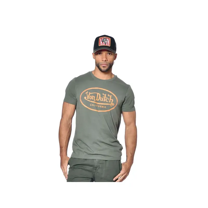 Von Dutch Aaron tričko khaki
