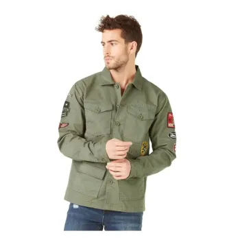 cafe 4 racer - Von Dutch Rebel shirt green - Von Dutch Shirts 