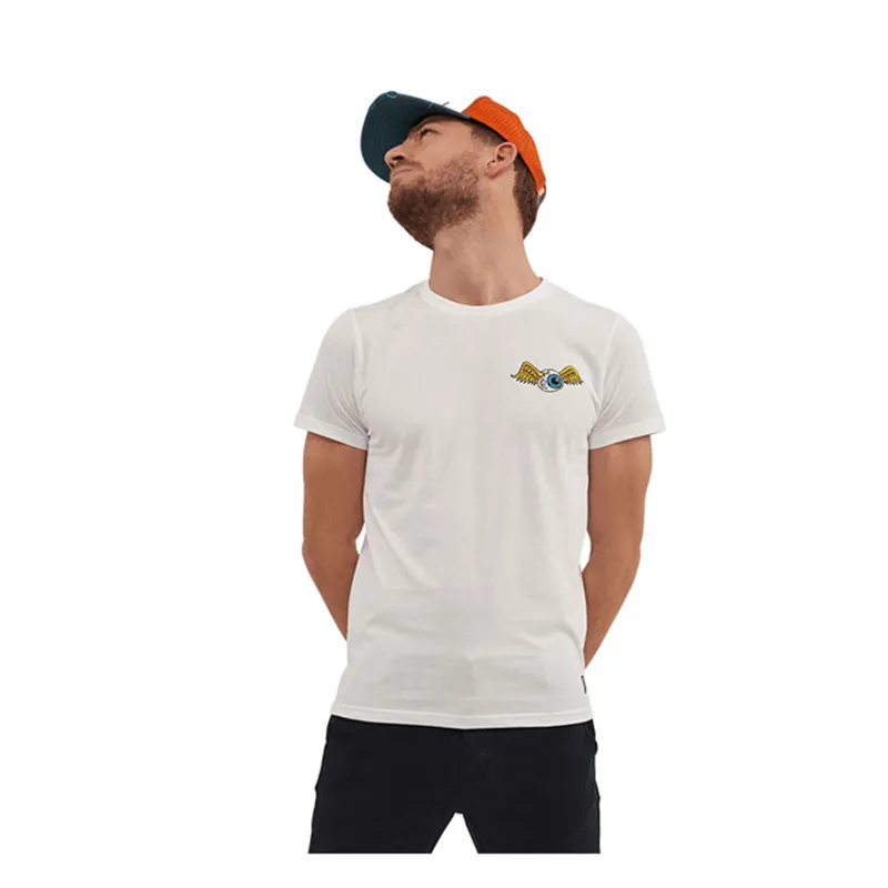 cafe 4 racer - Von Dutch Eye tričko biele - Von Dutch Tričká 